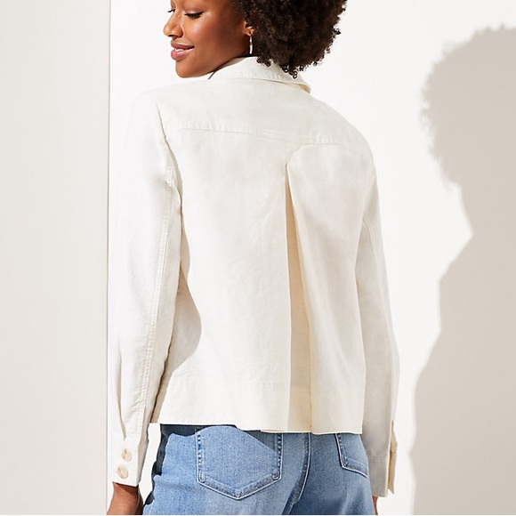 LOFT Canvas Utility Jacket - Picture 4 of 4